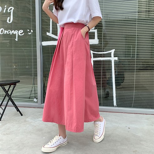 블랙101 아티 베이직 A라인 플레어 롱스커트 CH-2319377 여성용 에이라인스커트 블랙101 아티 베이직 A라인 플레어 롱스커트 CH-2319377 여성용 에이라인스커트