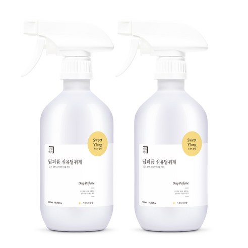 살림백서 딥퍼퓸 섬유탈취제, 500ml, 2개, 스위트일랑
