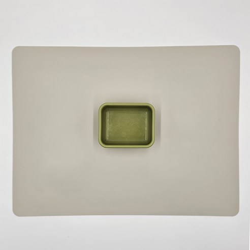 집사람 실리콘 테이블 매트, 연그레이, 1개, 30 x 40 cm
