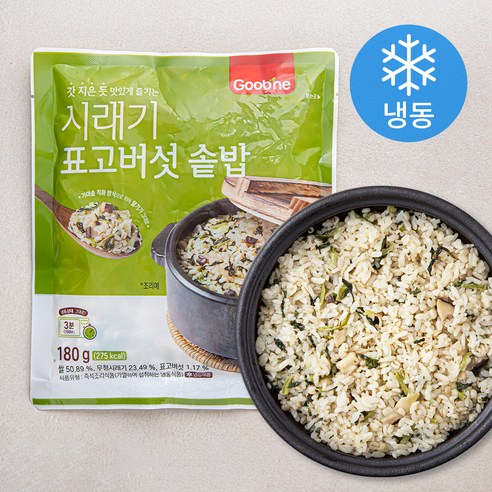 굽네 시래기 표고버섯 솥밥 (냉동), 180g, 1개