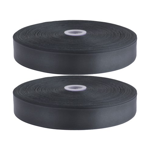 아이엔피 공단리본 25mm 2p, 차콜(25A109), 90m