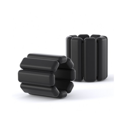 덤벨 모래주머니 220g x 2p 블랙 세트, 팔에 차는 1세트 덤벨 모래주머니 220g x 2p 블랙 세트, 팔에 차는 1세트