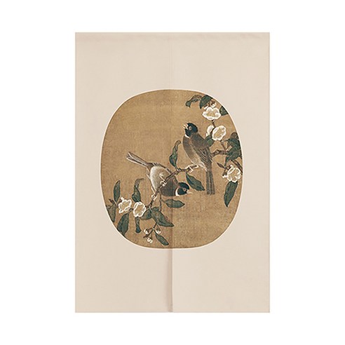 에이홉 라운드 연꽃 파티션 양문형 커튼, Type 04