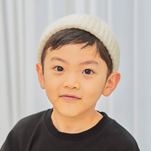 무슈 아동용 스토리 골지 비니