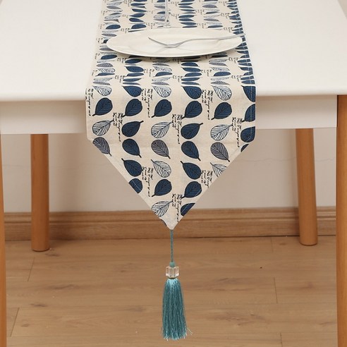 빈테리어 인테리어 포인트 태슬 테이블러너, 06, 30 x 180 cm