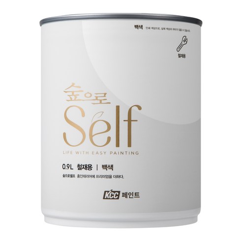 KCC숲으로 셀프 철재용 에그쉘 수성페인트, 다크그레이, 1L, 1개