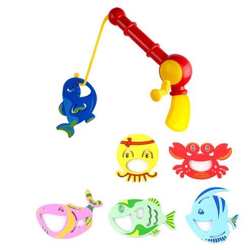 釣魚竿+海友6種沐浴玩具套組酷澎- 天天低價，你的日常所需都在酷澎