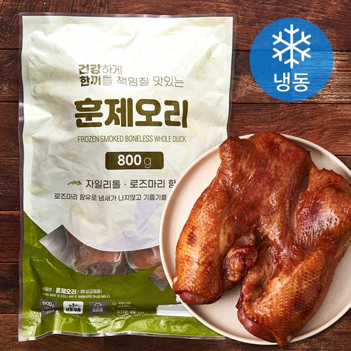 건강한끼 중국산 훈제 오리 (냉동), 900g, 1개