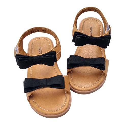 베이비잼 여아용 트윈 리본 샌들 C106