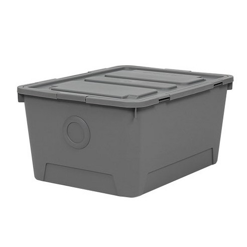 올리빙 도트 리빙박스, 크림그레이, 100L, 1개