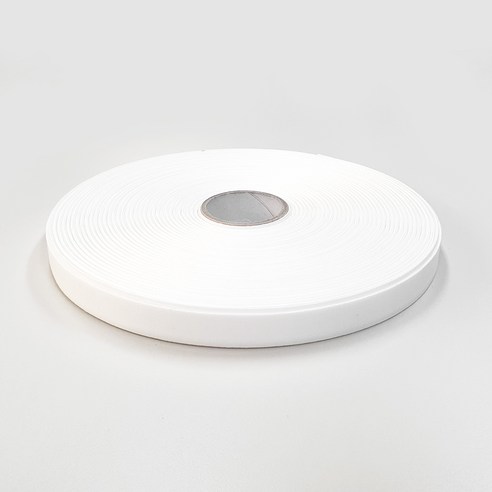 JSTrading 무지 면 라벨 테이프 15mm, 백아이보리, 1개
