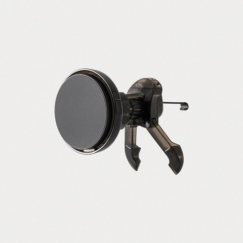 벤딕트 차량용 맥세이프 휴대폰 무선 충전 거치대 Qi2 루나 에어로 클립패키지 VDT-QI2B, 블랙