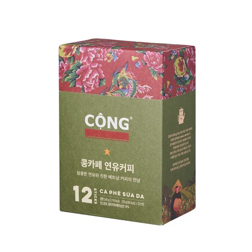 콩카페 코코넛 연유커피 240g, 20g, 12개입, 1개