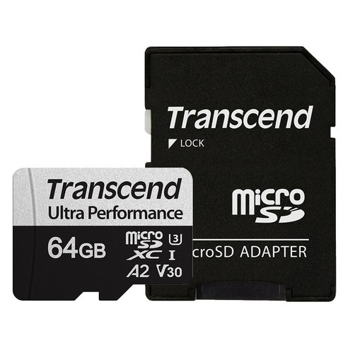 트랜센드 340S Ultra Performance 마이크로SD카드, 64GB