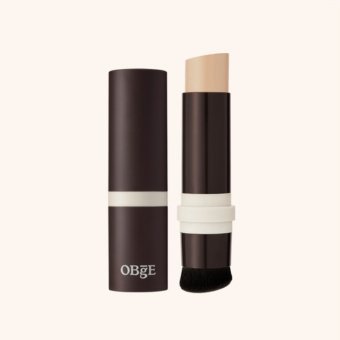 OBgE 내추럴 커버 파운데이션 SPF50+ PA++++ 13g, 21호 라이트베이지, 1개