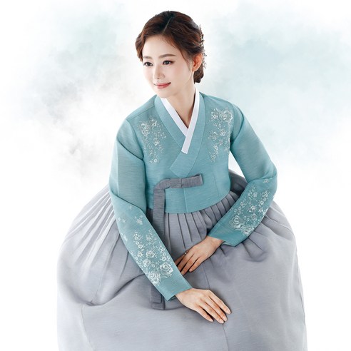 더예한복 여성용 한복 상하세트 DY292