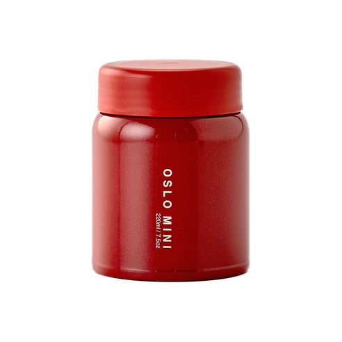 오슬로 미니 푸드자, 레드, 220ml, 1개