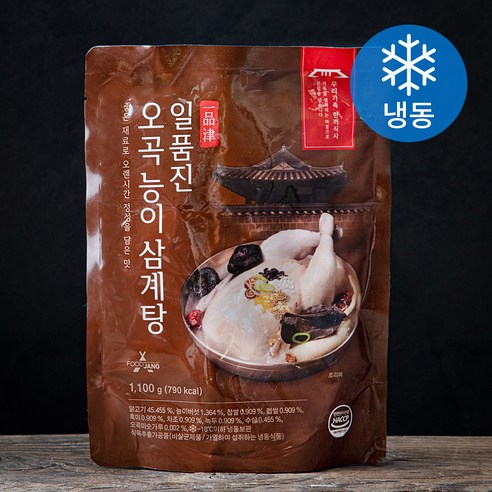 일품진 오곡 능이 삼계탕 (냉동), 1.1kg, 3개