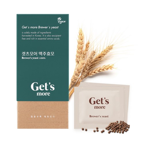 겟츠 모어 맥주 효모, 90g, 1개