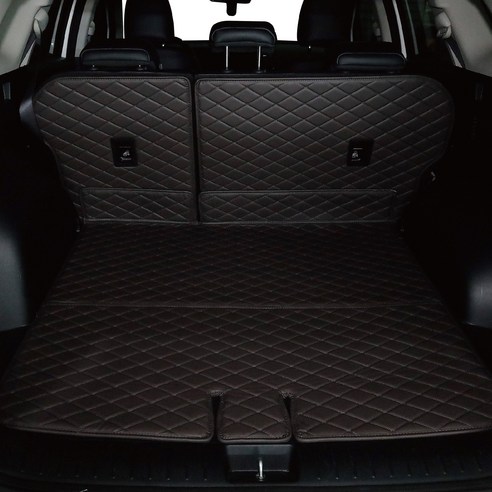 모모토 프리미엄 트렁크 매트 기아 2021.7 2열등받이+트렁크, 다크브라운, 스포티지 NQ5 디젤