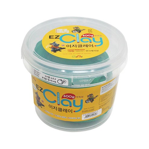 이지피아 이지클레이, 초록, 600g, 1개