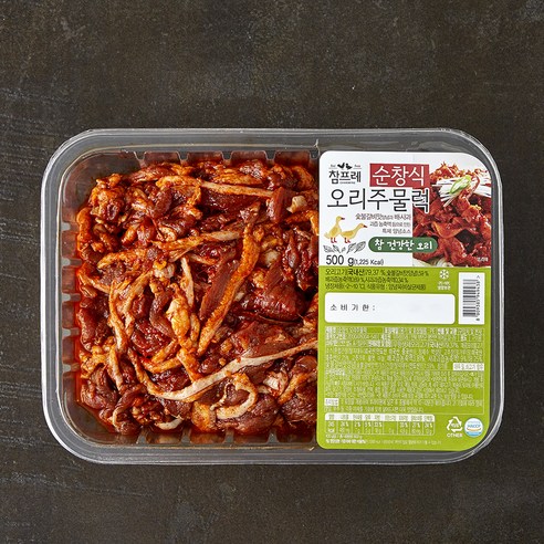 참프레 순창식 오리주물럭, 500g, 1개