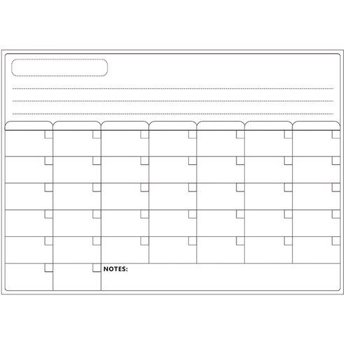 화이트 색상의 리치덕 메모보드1 백보드