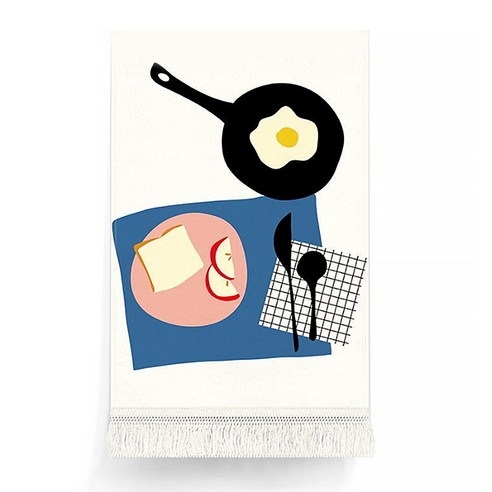 마켓A 홈리 하우스 일러스트 하프커튼, TYPE 21