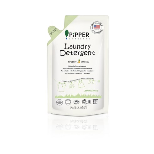 피퍼스탠다드 발효액 세탁 세제 레몬그라스향 리필형 750ml, 1개