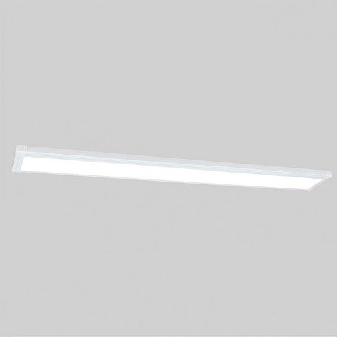 원하 비츠온 무타공 메가 M1 플리커프리 LED 엣지등 면조명 직하등 평판등 40W 1285 x 180 mm, 화이트(조명) + 주광색(전구)