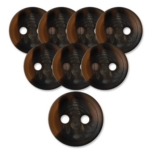 동대문단추왕 무광 코트 가디건 단추 25mm, 브라운아고라, 8개