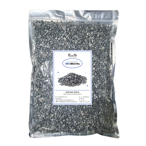 로라펫 펄 스톤 소 3kg, 은색, 1개
