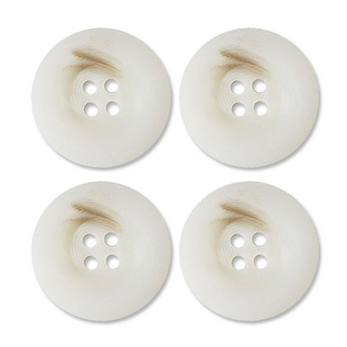 동대문단추왕 고급 무광 코트 가디건 단추 30mm, 브레인/WT, 4개