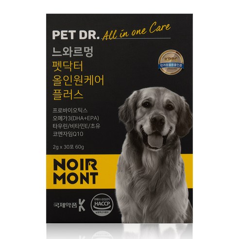 느와르멍 반려동물 펫닥터 영양제, 30회분, 종합영양제, 1개