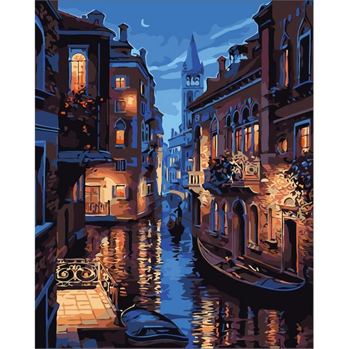아이엠미니 DIY 명화그리기 세트 40 x 50 cm, 베니스의 풍경
