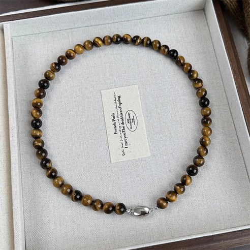 행운을 부르는 나만의 주문, 붓다베스트 호안석 염주 목걸이