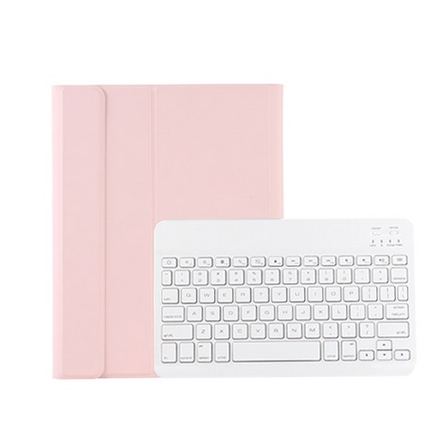 디플 애플펜슬거치가능 다이어리형 태블릿PC 케이스 + 블루투스 키보드 T102, 핑크