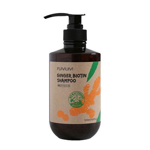 푸믐 진저 비오틴 샴푸 싱그러운향, 500ml, 1개