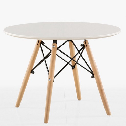 TCR 북유럽 심플 커피 사이드 테이블 60 x 50 cm, 화이트