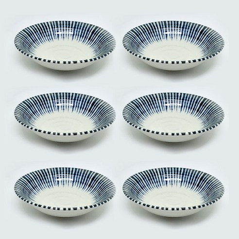 버들가지 찬기 볼 14cm, 혼합색상, 6개