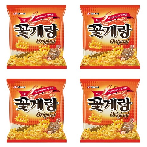 빙그레 꽃게랑 오리지널, 70g, 4개입