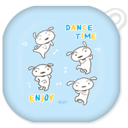 코쿼드 짱구는 못말려 흰둥이 버즈라이브 / 버즈2 하드 케이스, 난다 흰둥이, 혼합색상