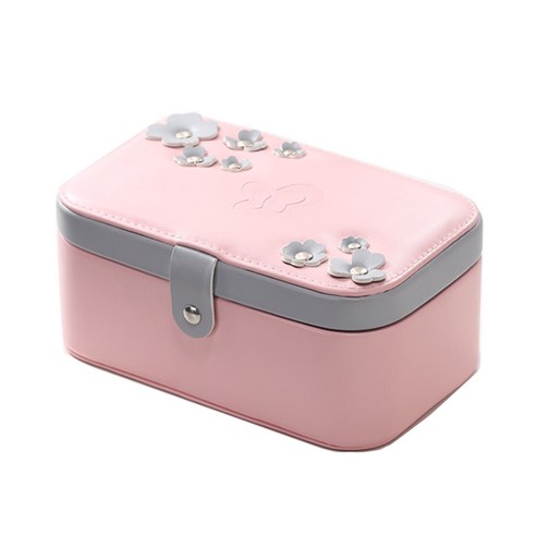 앤티스 아델레이트 보석함 주얼리 보관함, 핑크, 1개