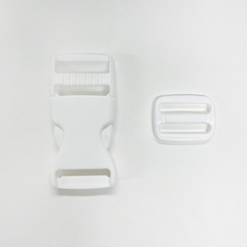 품질과 내구성이 우수한 컬러 플라스틱 버클   끈조절기 세트 25mm