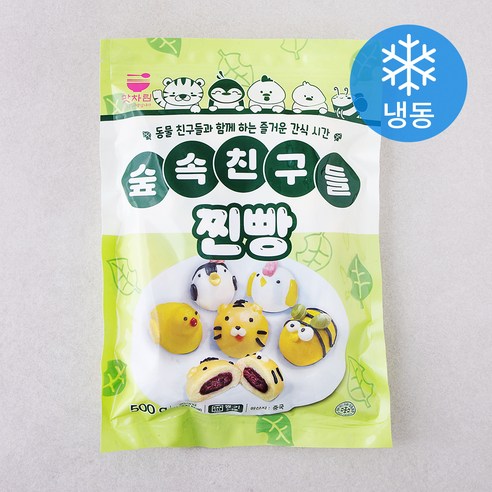 세미원 숲속친구들 찐빵 (냉동), 25g, 20개입, 1개