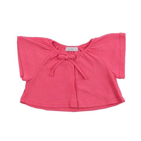 토토헤로스 여아용 프릴 반소매 볼레로