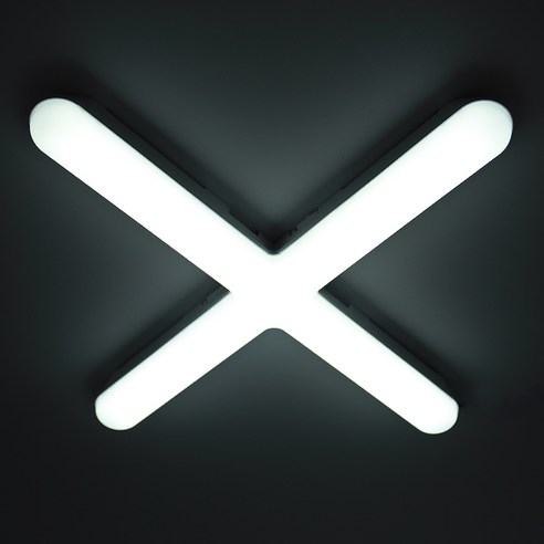 젬 LED 십자등 60W, 주광색, 3개