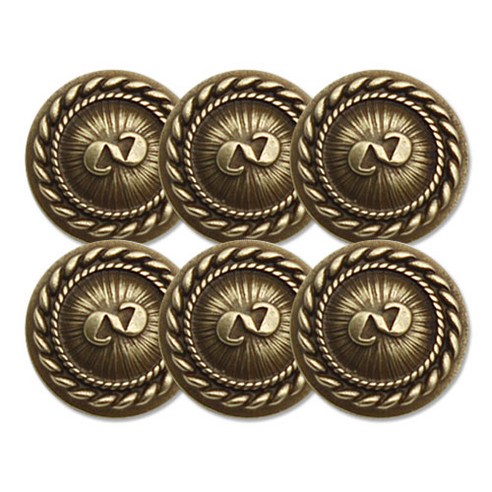 코트 가디건 단추 모아나 21mm, 청동엔틱, 6개