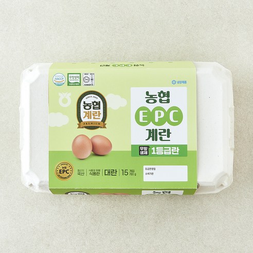 농협 EPC 무항생제 인증 1등급 대란 780g, 15구, 1개