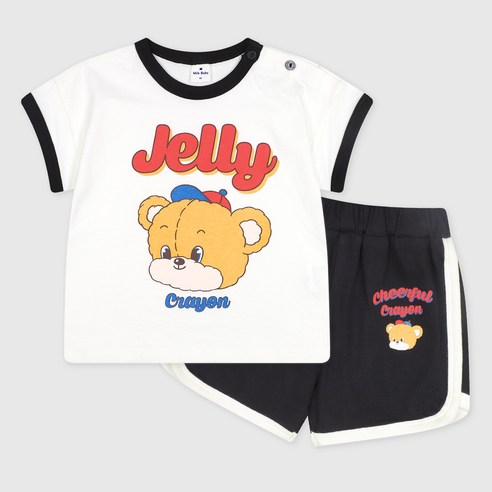 MilkBaby 아동용 베베로로 여름 상하복 세트